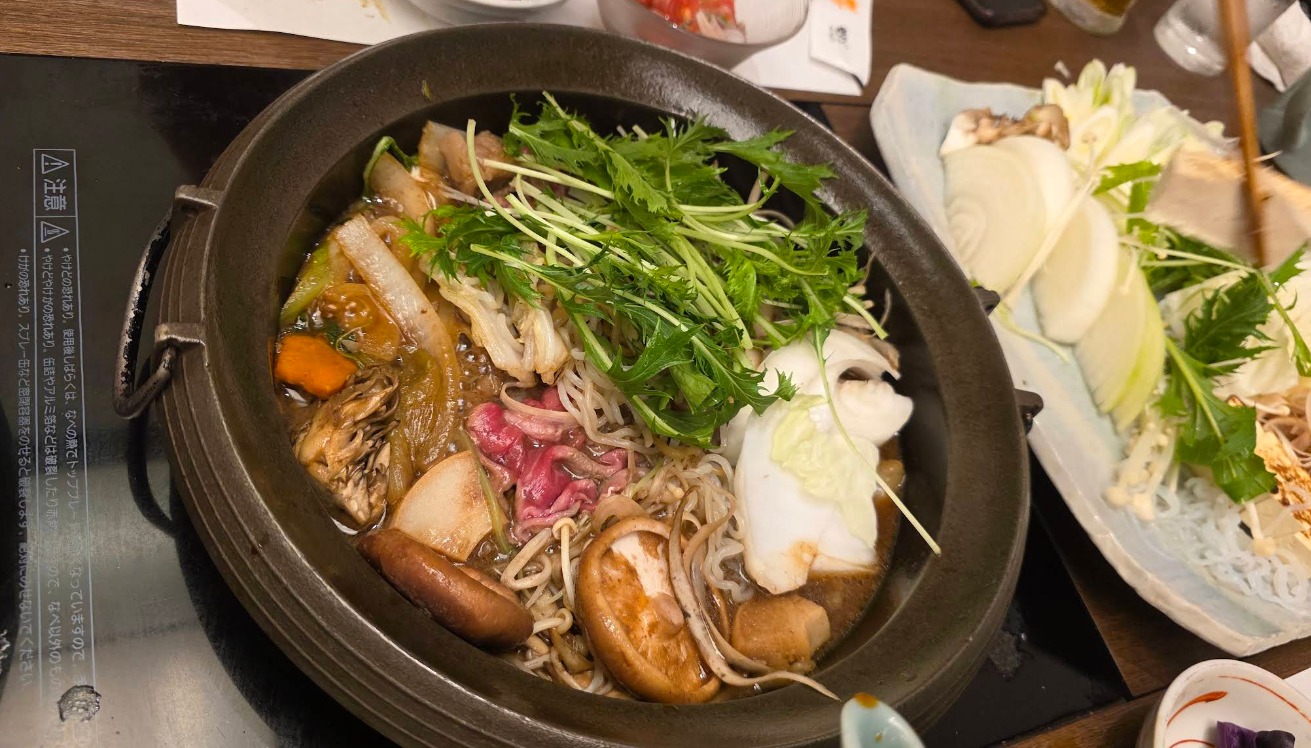 키소지 하카타역미나미점 스키야키 상차림